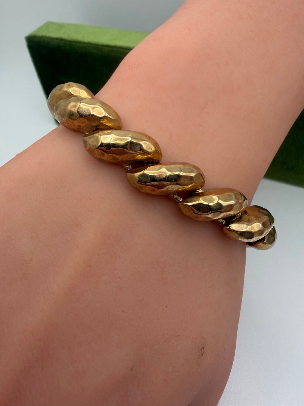 St John Link Bracelet Gold Tone